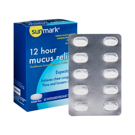 MUCUS RELIEF ER, TAB 600MG (40/CT)