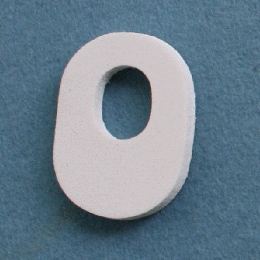 PEDI-PAD, FOAM WHT #101-A-1/8″1/8″ (100/PK 10PK/CS)