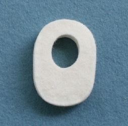 PEDI-PAD, FELT ADH WHT #101-REEGULAR 1/8″ (100/PK 20PK/CS)