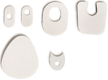 PEDI-PAD, FOAM ADH WHT #101-NAARROW 1/8″ (100/PK 10PK/CS)