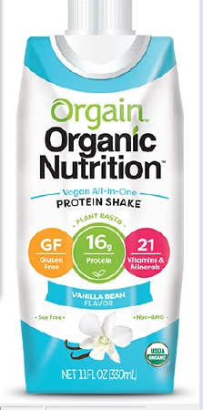 SHAKE, NUTRITIONAL ORGANIC VEGAN VAN BEAN 11OZ (4/PK 3PK/CS)