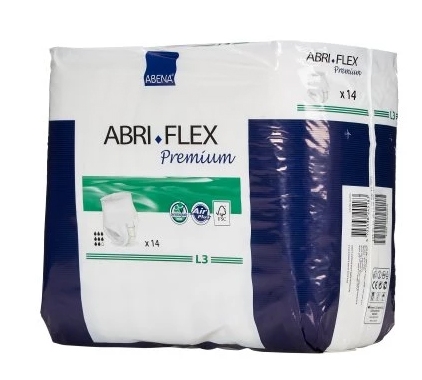 UNDERWEAR, PROTECTIVE ABRI-FLEX PREMIUM XL3 (14EA/BG 6BG/CS)