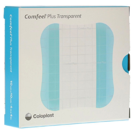 DRESSING, COMFEEL PLUS TRANS THIN 4″X4″ (10/BX)