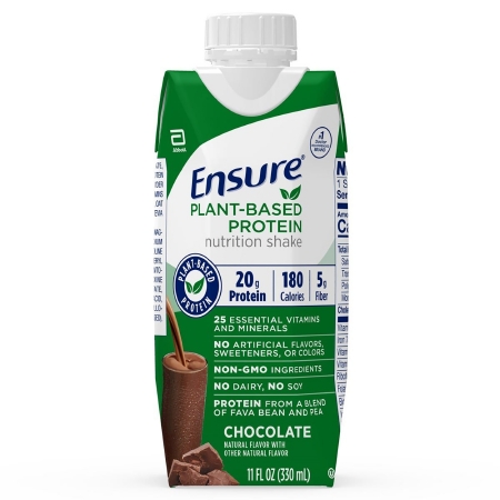 ENSURE, PLANT PROTEIN CHOCOLATE 330ML (4/PK 3PK/CS)