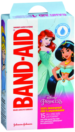 BAND-AID, ADH PRINCESSES (15/BX 24BX/CS)