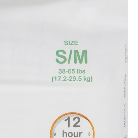 BRIEF, INCONT UNSX YOUTH SM/MED 38-65LB (17/BG 4BG/CS)