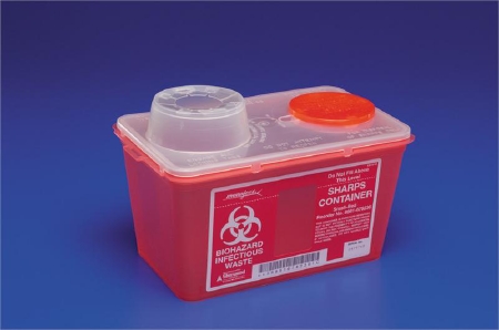 CONTAINER, SHARPS RED 14QT (10/CS)