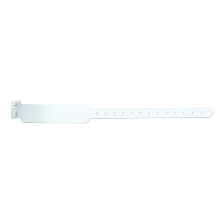 ID BAND, PERMANENT CLSR WHT (500/BX) - New Hampshire Medical Supply