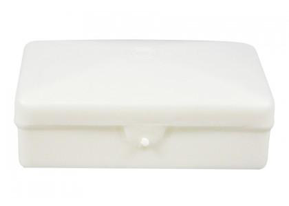 BOX, SOAP HINGED COVER IVORY