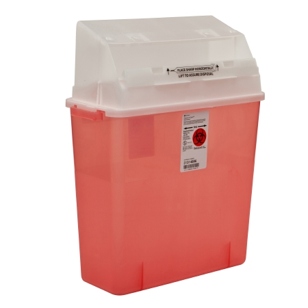 CONTAINER, SHARPS TRANS RED 3GL 4836-TR (12/CS)