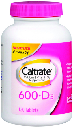 CALTRATE 600 +D, TAB 600-200MG(120/BT)