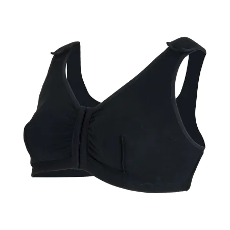 SUPPORT, SURGI-BRA II BREAST COTTON BLK LF 38B/C/D