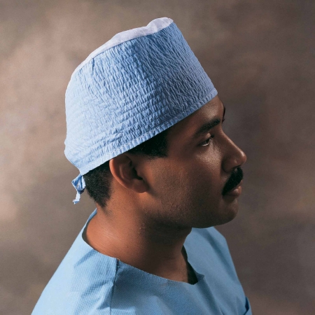 CAP, SURGEON BLU LG (100/PK 3PK/CS)