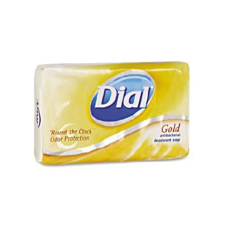 SOAP, DIAL ANTIBACT DEOD GLD WRAP 4.5OZ (72/CS)