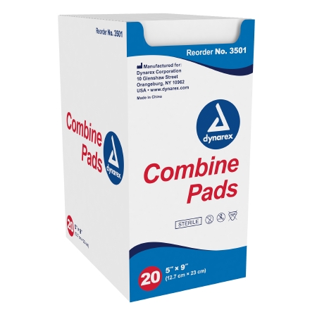 PAD, ABDN 5″X9″ COMBINE STR (20BX/CS)