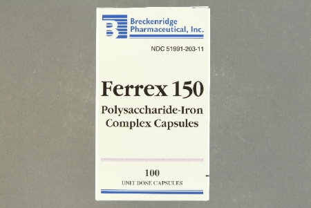 FERREX-150, CAP 150MG UD (100/BT)