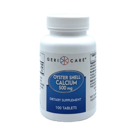 OYSTER SHELL CALCIUM, TAB 500MG (100/BT)