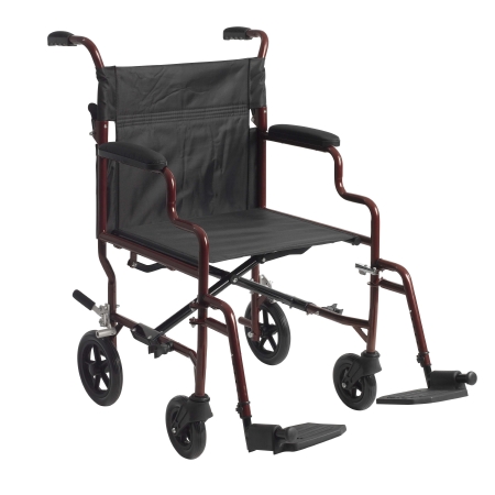 CHAIR, TRANSPORT BARIATRIC SWFT RED 22″ (1/CS)