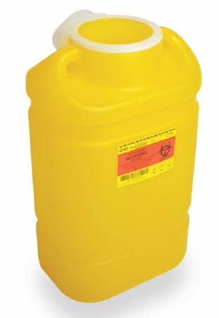CONTAINER, SHARPS CHEMO YLW 3GL (12/CS)