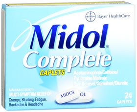 MIDOL, CAP MULTI SYMP (24/BX)