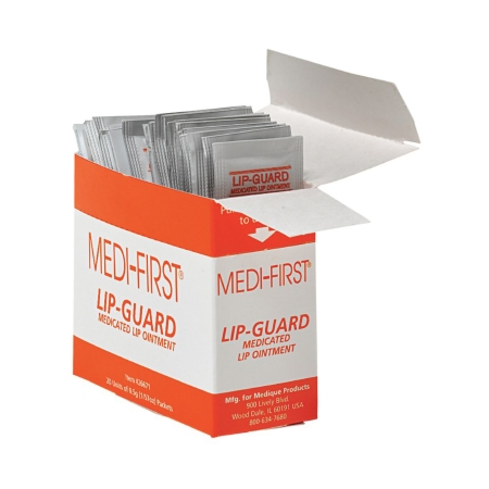 MEDI-FIRST LIP GUARD, OINT UD (20/BX 36BX/CS)