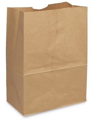 BAG, PAPER GROCERY 12X7X17 NATURAL (500/PK)