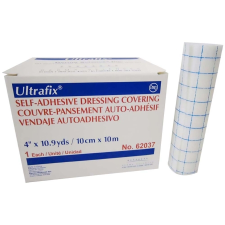 TAPE, SELF-ADH F/DRESSING ULTRAFIX 4″X11Y DS          DERSCI