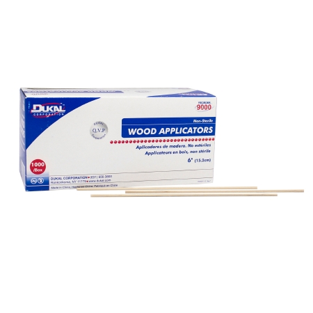 APPLICATOR, STICK WOOD 6″ (1000/BX 30BX/CS)