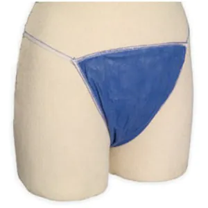 BRIEF, BIKINI DISP N/WVN BLU 1SZ (100/BX 2BX/CS)
