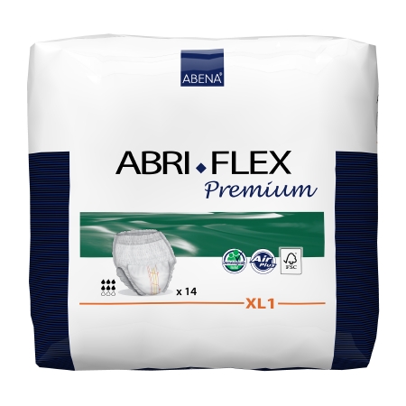 UNDERWEAR, INCONT ABRI-FLEX XL1 XLARGE 1400ML (14/