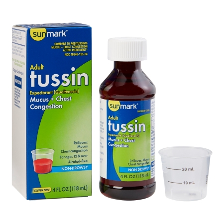 TUSSIN COUGH, SYRUP 4OZ