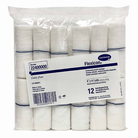 BANDAGE, ELAS GAUZE FLEXICN N/S 4.1YD (12/BG 8BG/CS