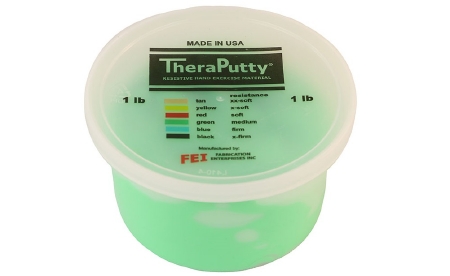 THERAPUTTY, EXERCISE ANTIM CANDO 1LB MED GRN