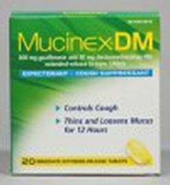 MUCINEX DM, TAB 600-30MG (20/BX)
